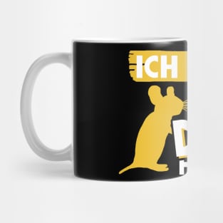 niedlicher Degu Spruch Motiv Liebe Haustier Mug